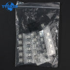 60pcs Socket Connector 5Pin Micro USB Socket Connectors Assortment Set 12 Models SMD DIP Electronics Kit