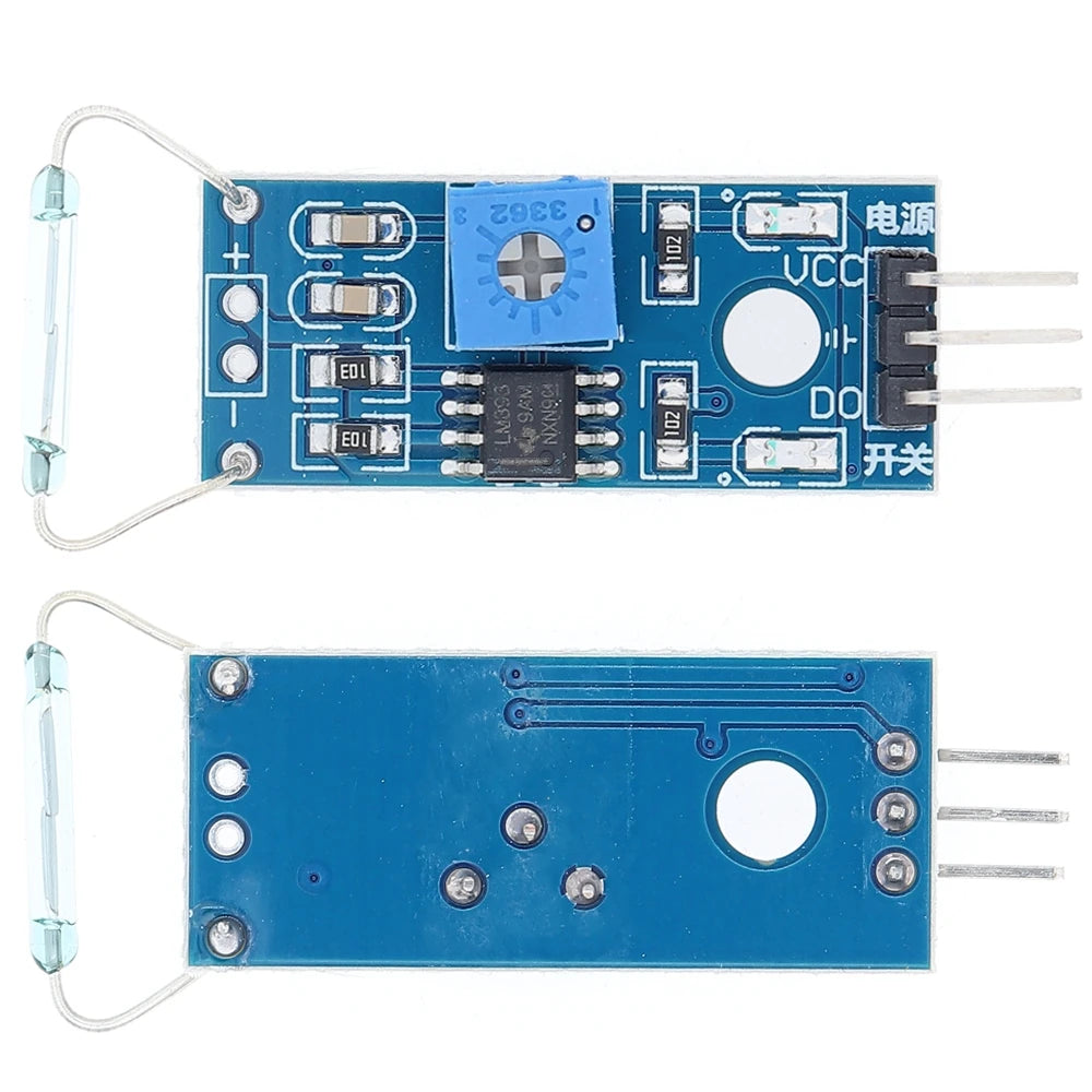 Reed Sensor Module Magnetron Module Reed Switch MagSwitch For Arduino Digital Switch Output DC 3.3V-5V Wide Voltage