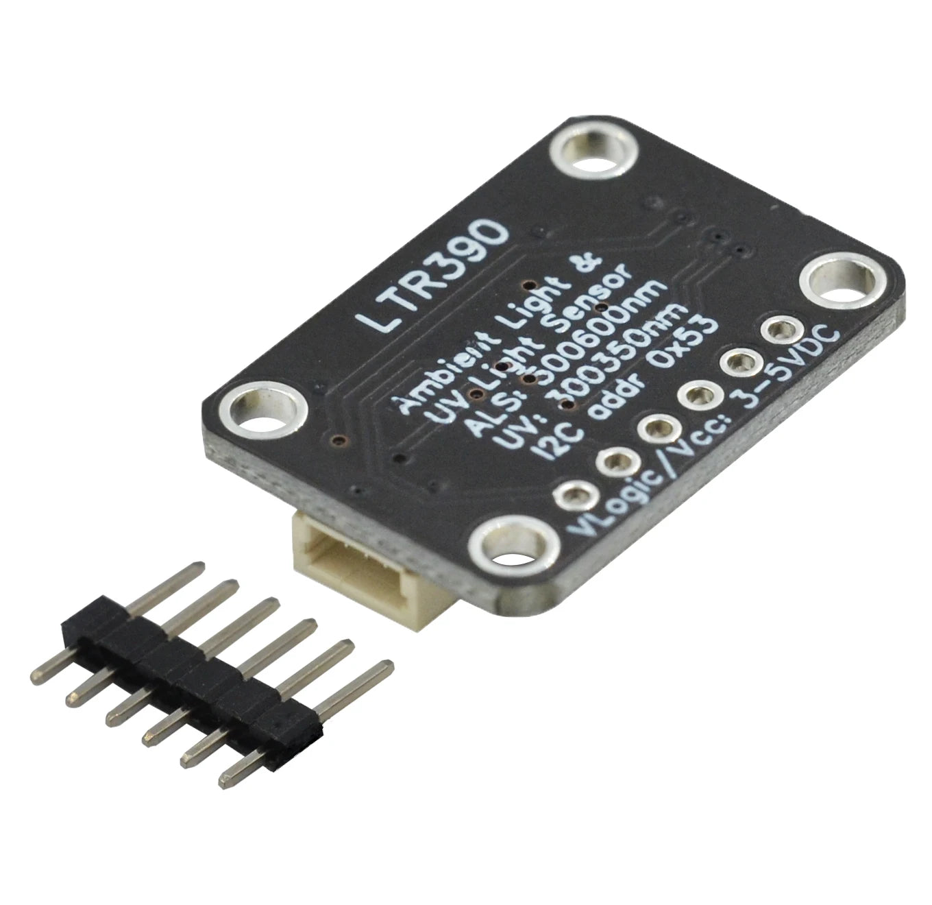 LTR390 280nm 430nm UV Gravity Light Sensor Support I2C UART 3.3 V 5V for Light Intensity Detection Weather Experience