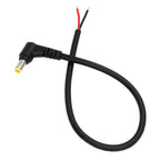30cm DC Power Cord 5.5*2.1 / 5.5*2.5 Male Plug Connector Charging Cable 90 Degree Right Angle Adapter Power Extension Cord DIY