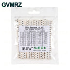 0201 0402 0603 0805 1206 1% 5% SMD Resistor Assorted Kit 1R-1M 10K 100K 1K 100R Resistance Set DIY
