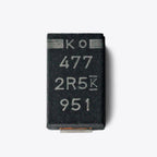 10pcs/lot 2.5V 470uF 9mOhm 7343 Type D T520V477M2R5ATE009 Ultra-Thin SMD Polymer Tantalum Capacitors Low ESR New Original