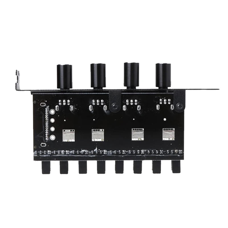 PCI Fan Speed Controller,12V Molex 4pin or SATA Powered 6 8 Fan Hub,PWM 4 pin CPU Radiator 3pin Case Cooler Temperature Control