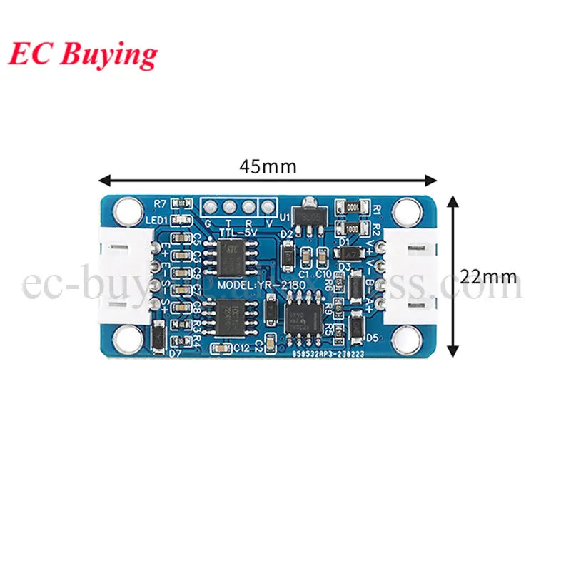 YR-2181 2180 Guide Rail Electronic Scale Weigh Signal Pressure Sensor Conversion Acquisition RS485 Interface Modbus Rtu Protocol