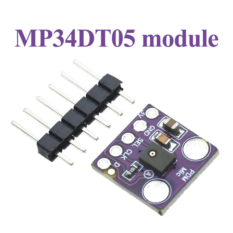 1/5/10/30Pcs MP34DT01 MP34DT05 PDM MEMS Microphone Module Digital Audio Pickup Sensor Board For Arduino DIY Audio Project