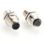 M12 Micro-C A-code 5-pin Signal Network Bulkhead Connector for Phoenix Contact Belden CAN DeviceNet NMEA2000 GPS Navigation PLC