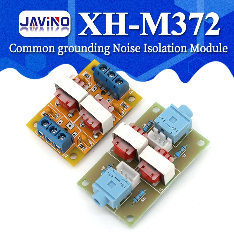 XH-M372 Stereo /Audio Isolator Vehicle Common Ground Suppression Interference Noise Isolation Module Transformer Coupler