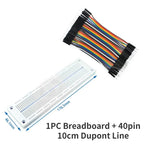 SYB-46 /170/120 400Tie Solderless PCB Prototype Breadboard+ Dupont Cable 10cm Jumper Wire DIY Electronics Kit for Arduino