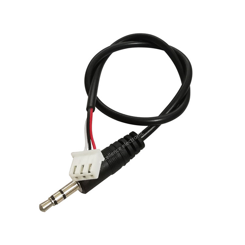 1pc 30cm 3.5mm AUX Audio Jack Cable to XH2.54 3Pin Terminal Male Female 3 Core Stereo Audio Extension Cable for Amplifier