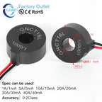 Current Transformer CT QNCT16L 10A 10mA 20A 20mA 30A 30mA 50A 50mA 2000:1 10A 5mA 20A 10mA 100A Micro Current Transducer Sensor