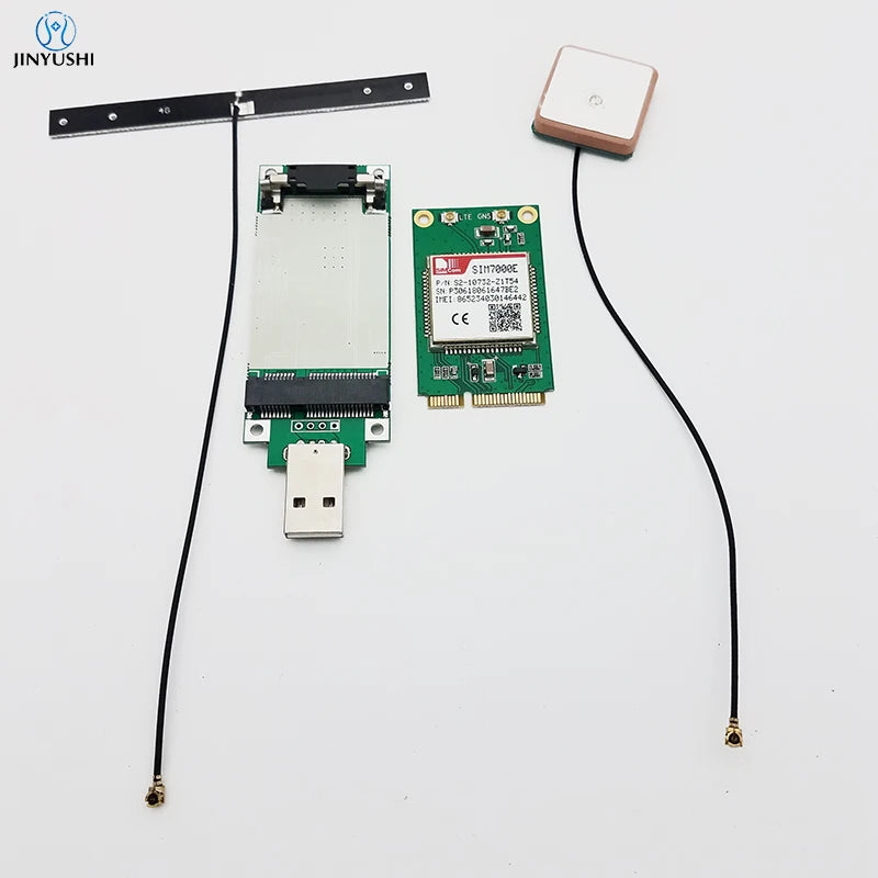 SIMCOM SIM7000G SIM7000E SIM7000A SIM7000C SIM7000JC Mini Pcie + PCIE to USB Adapter+ GPS Antenna +PCB Antenna