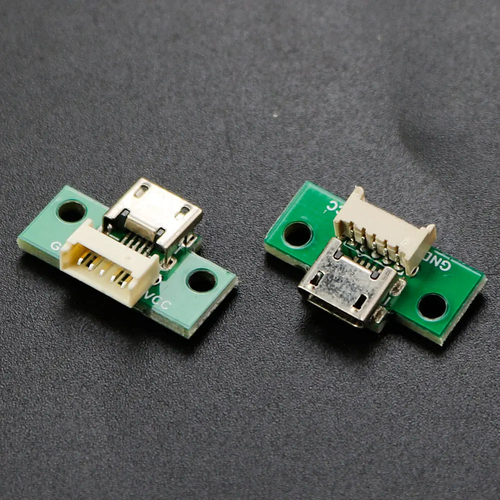1PCS MICRO USB To DIP Adapter 5pin Female Connector B Type PCB Converter Breadboard USB-01 Switch Board SMT Mother Seat