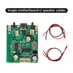 DC 5V/3.7V TWS Stereo Bluetooth Power Amplifier Board, 2×10W Dual-Channel Adjustable and Rechargeable Power Amplifier Board
