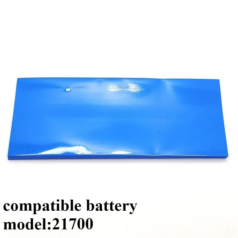 21700 Lithium Battery PVC Heat Shrinkable Film Battery Skin Heat Shrinkable Sleeve 10pcs/bag