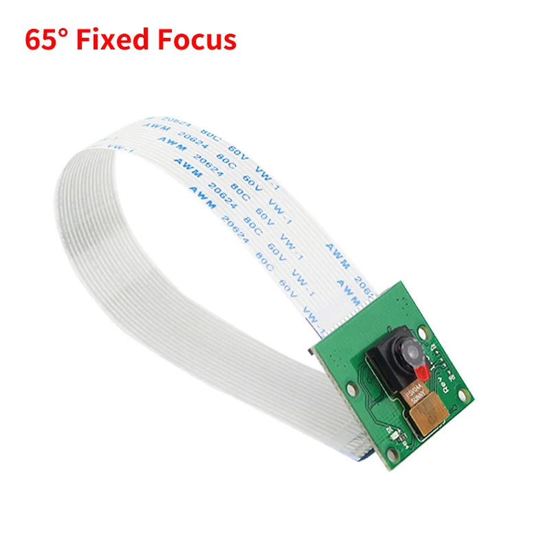 Raspberry Pi 5MP Camera OV5647 Webcam 65° 120°  Auto Fixed Focus Camera Module with 15cm FFC for Raspberry Pi 4B 3B+ 3B