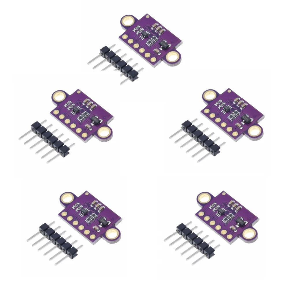5Pcs VL53L0X Time-of-Flight (ToF) 940nm Laser Ranging Sensor Breakout GY-VL53L0XV2 Distance Measurement Module IIC for Arduino ﻿