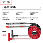 1000V 10A/20A Multimeter Test Leads, Extra Sharp Needle Tip Probe Wire Pen Cable for Digital Multimeter Tester