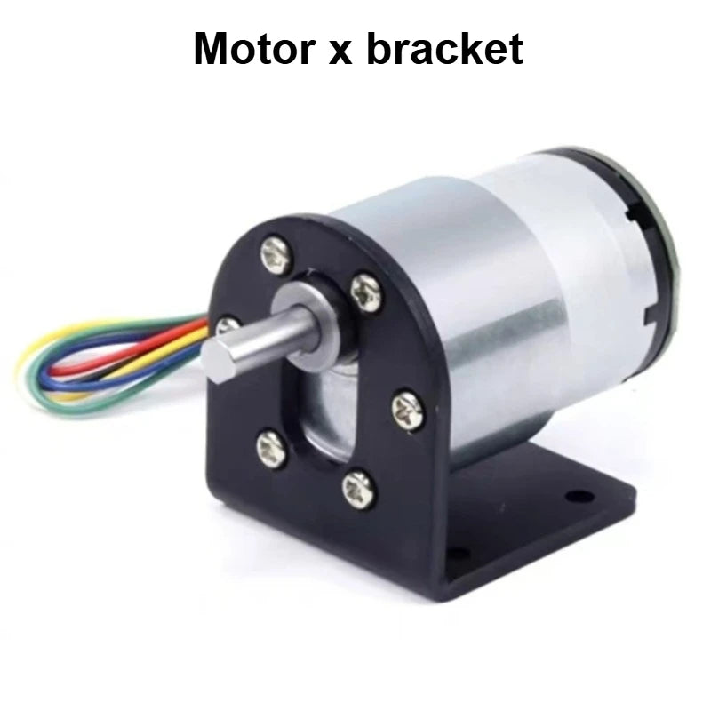 1pc JGB37-520 DC Geared Motor with Its Own Code Hall Encoder Self-Balancing Trolley with Speed Measurement