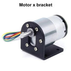 1pc JGB37-520 DC Geared Motor with Its Own Code Hall Encoder Self-Balancing Trolley with Speed Measurement