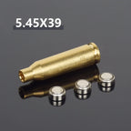 12GA 20GA .308 .223 5.45x39 7.62x39 9x19mm.338 Gauge Red Laser Bore Sighter Training Bullet Boresighter CAL Cartridge Caliber