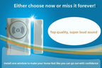 Door Window Alarm 120dB Loud Magnetic Sensor  Home Office Security Easy Install Anti Theft Alert  Drawers  Cabinets