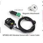 WitMotion WTVB01-485 IPX8 Vibration Sensor 3axis (XYZ) Modbus Vibration Analyzer Displacement(Acceleration +Speed+Amplitude)