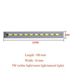 DC5V Dimmable LED Chip 5W-30W Surface Light Source SMD 5730 LED Light Beads DIY Tricolor Adjustable LED Bulb White Warm White