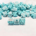 HMX Blue Star Silent Switch Tactile 5 Pins Mechanical Keyboard Accessories RGB POM PC PA66 Mute Swith Factory lubed for Hot Swap