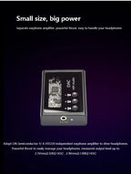 Headphone Decoding Amplifier ES9018K2M DAC DSD128 PCM32BIT 384KHz Lossless Decoding Headphone Amplifier MAX97220 Chip