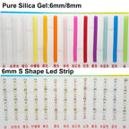 6mm 8mm 12mm Separate Flexible Silicone Neon Strip or 120Leds SMD2835 Led Strip For LED Neon Sign Waterproof IP67