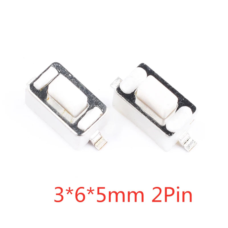 20Pcs SMD Tactile Switch Micro Push Button Silicone Key 3x4 3x6 4x4mm 2Pin 4Pin Electronic Component Switchs