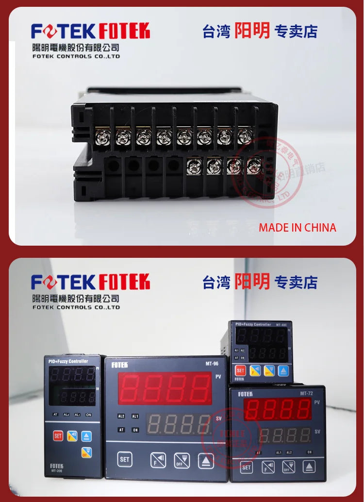 FOTEK Temperature Controller MT4896-R MT4896-V MT4896-L NT-21R NT-21-V NT-21-L MT-48VE-CT MT-96R-RS485 MT-48RE-CT MT-48LE-CT
