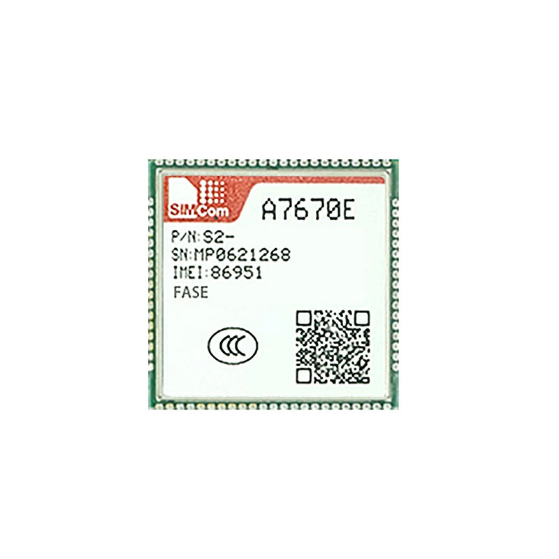 A7670E Push Nano Side Way SIM Slot Core Board SIMCOM 4G LTE Cat 1 Module Support Data/GPS for Europe/Middle East/Africa