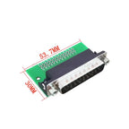 1/2/5PCS HDR DB9/DB15/DB25/DB37 Male Female Adapter Board VGA Interface to 2.54mm DIP Pin Header Test Board for PCB Circuit