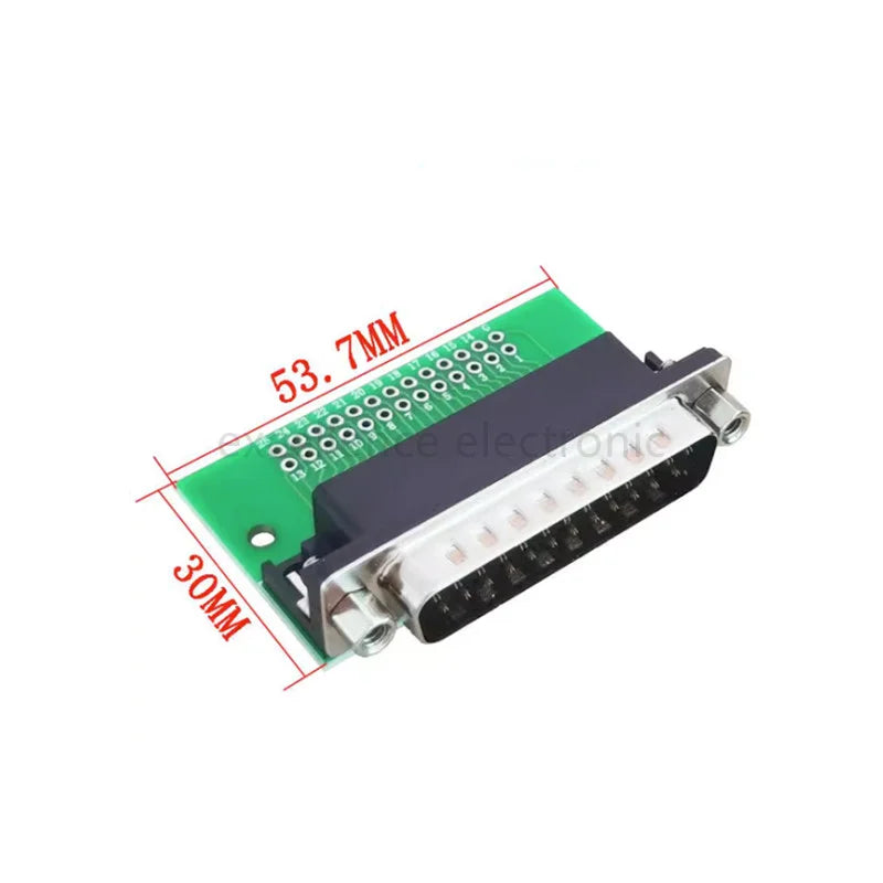 1/2/5PCS HDR DB9/DB15/DB25/DB37 Male Female Adapter Board VGA Interface to 2.54mm DIP Pin Header Test Board for PCB Circuit