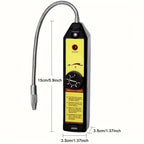 Refrigerant Leak Detector Kit for Air Conditioning Leak Detection, Halogen Gas Detector with UV Flashlight and Glasses