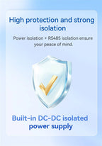 ModBus RTU Serial IO 1/2/4/6/8/10/12-Channel Analog Input Module RS485 CDSENET MA01-XHXX Rail Installation 8~28VDC Watchdog