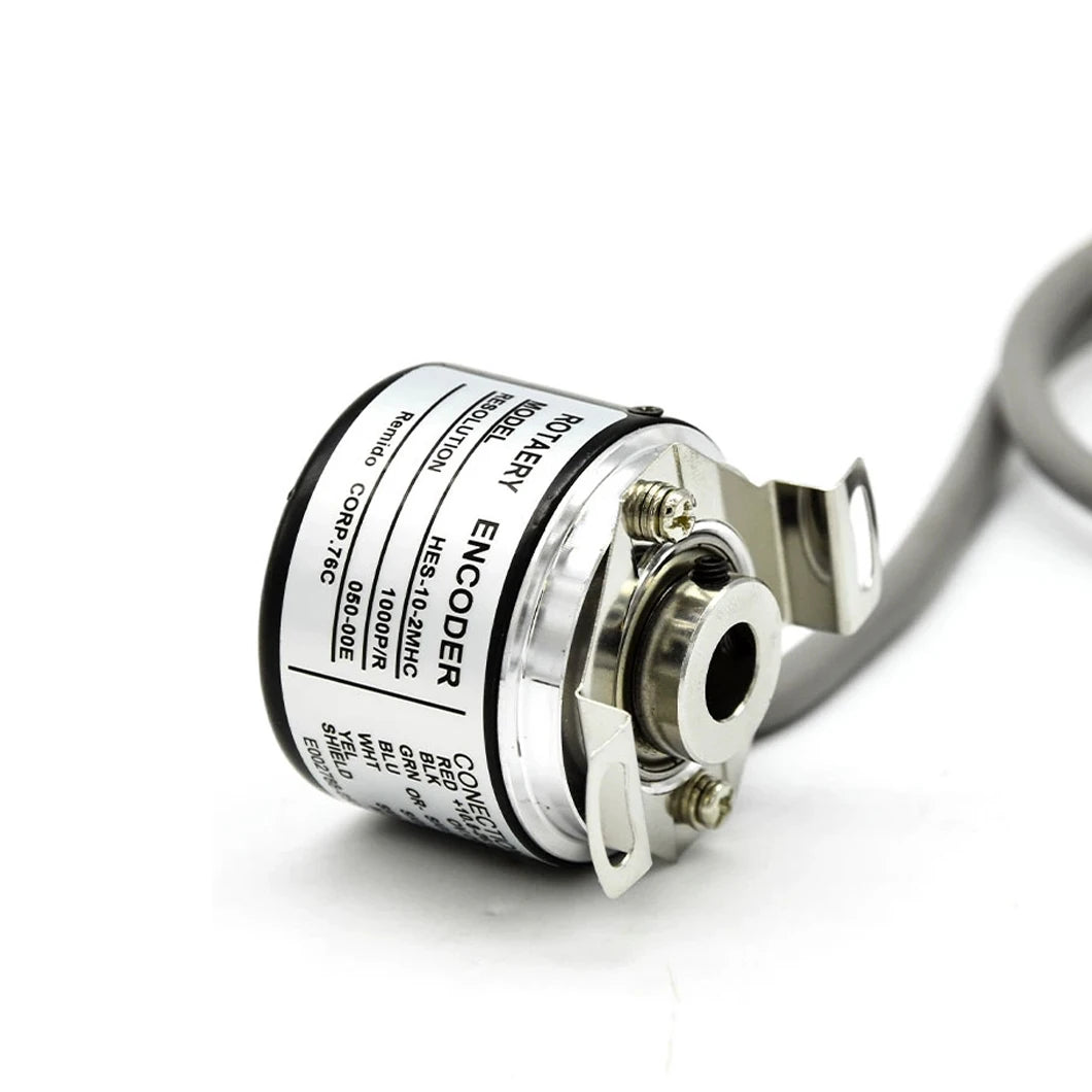 HES-2M/2MC/2MHC/2MHCP/2MHT/2MD 8MM Semi-Hollow Shaft Incremental Encoder 100~5000PPR Rotary Encoder for PLC Control System