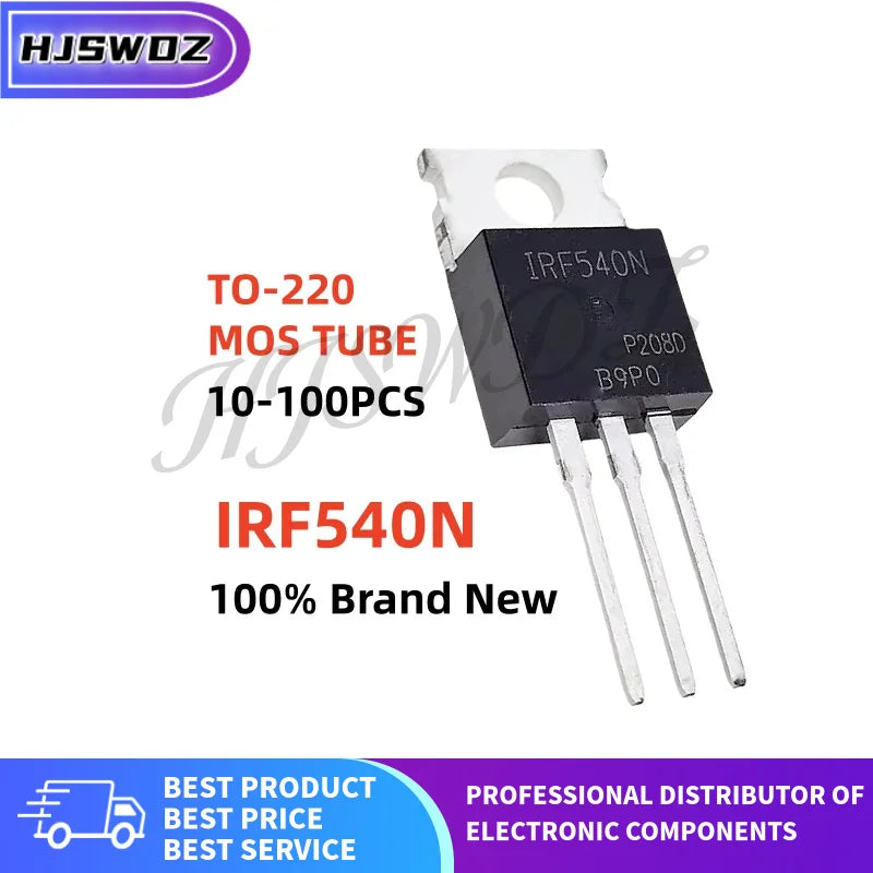 10-20-50-100PCS TO220 IRF540N IRF540 IRF540NPBF TO-220 MOSFET Field effect transistor Fast Shipping