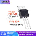 10-20-50-100PCS TO220 IRF540N IRF540 IRF540NPBF TO-220 MOSFET Field effect transistor Fast Shipping