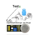 Keyestudio MQ Series Sensor Gas Sensor MQ-2 MQ-3  MQ-5 MQ-135  MQ-6 MQ-8  MQ-7 Module  for Arduino Sensor DIY Electronic Projec