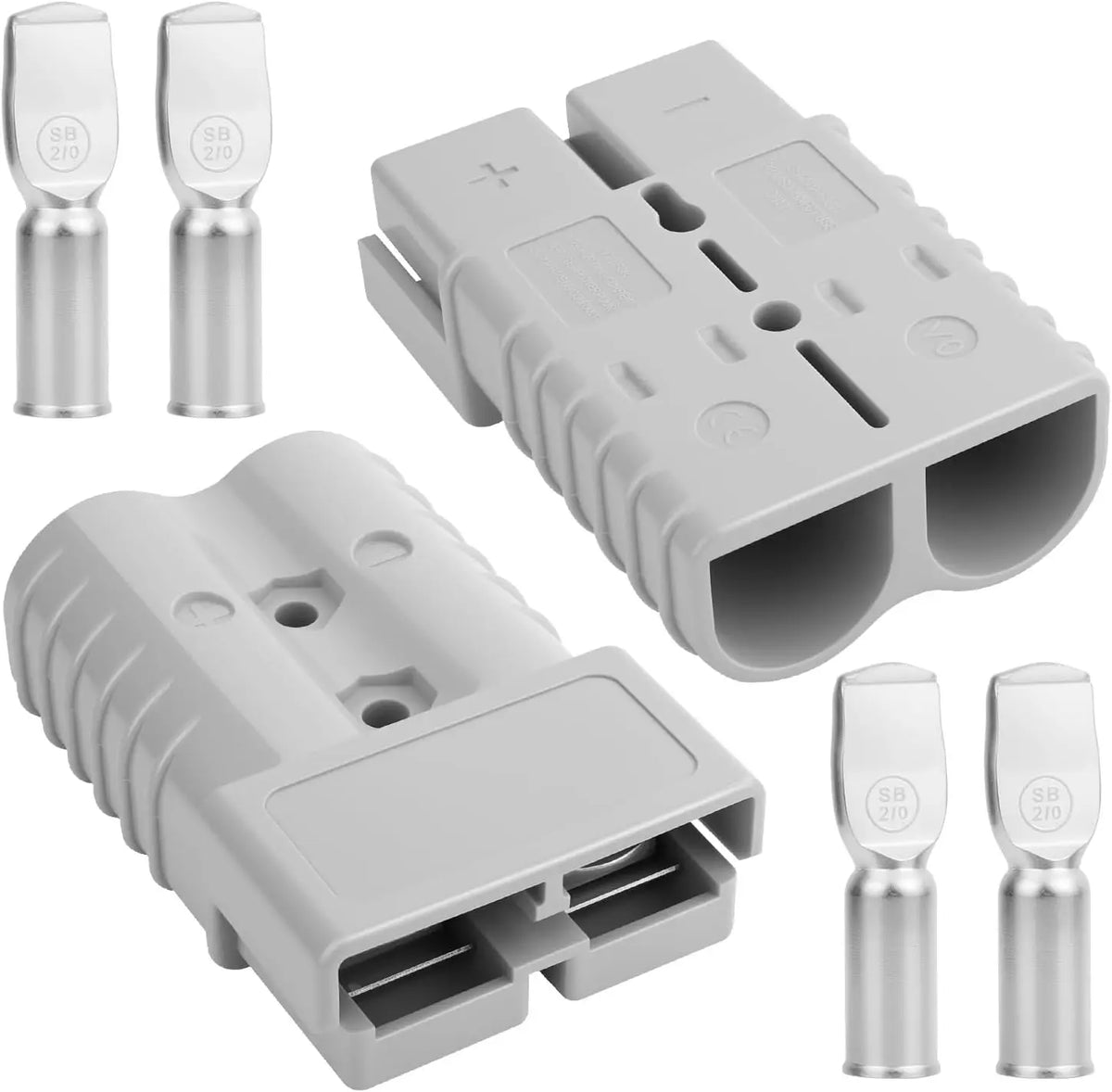 1/2/6/10Pcs 50A Anderson Style DC Plug Connector Multifunctional Power Accessory For Solar RV Car Battery Charger Power Tool