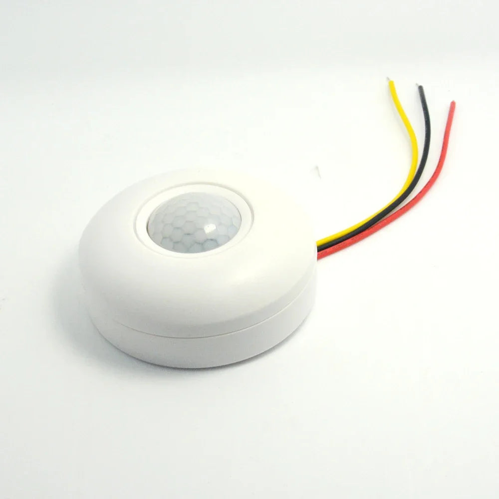 110-220VAC Indoor Ceiling Infrared Switch for Lamp Human Movement Detect Smart Home Control Wire PIR Motion Sensor