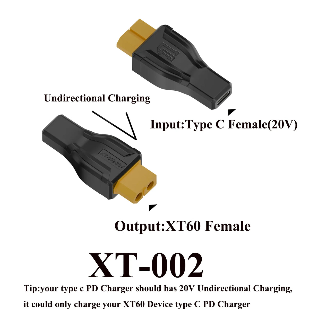 XT60 to EC5 Type C Adapter DC 5.5X2.5 5.5X2.1 7.4X5.0 7.9X5.0mm to XT60 Connector Model Airplane Battery Charger Plug Converter