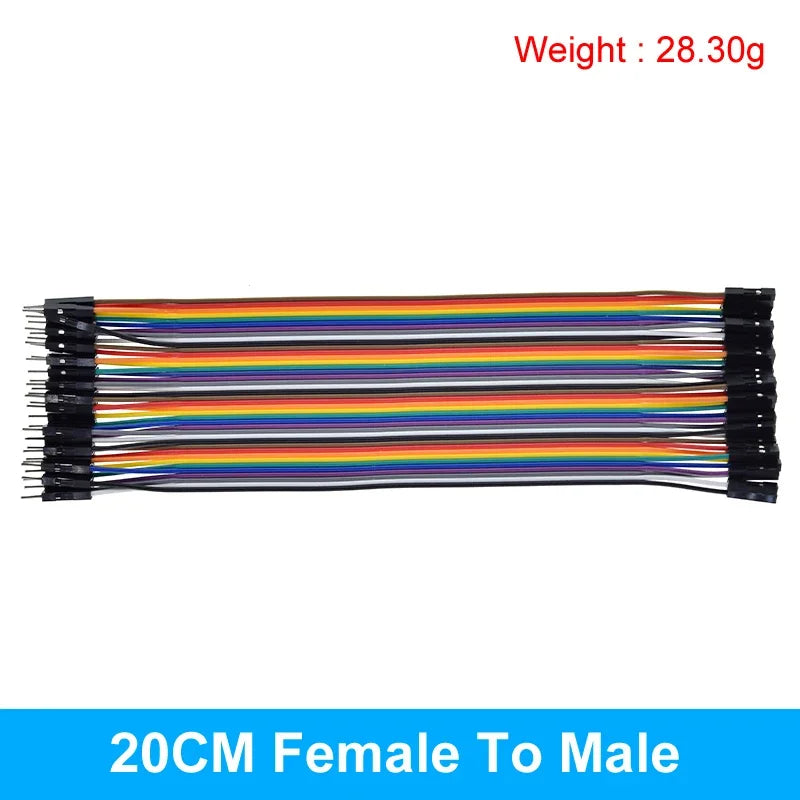 40PIN Cable Dupont Line 10cm 20cm 30cm Male to Male Female to Female Male to FeMale Jumper Dupont Wire Cable For PCB DIY KIT