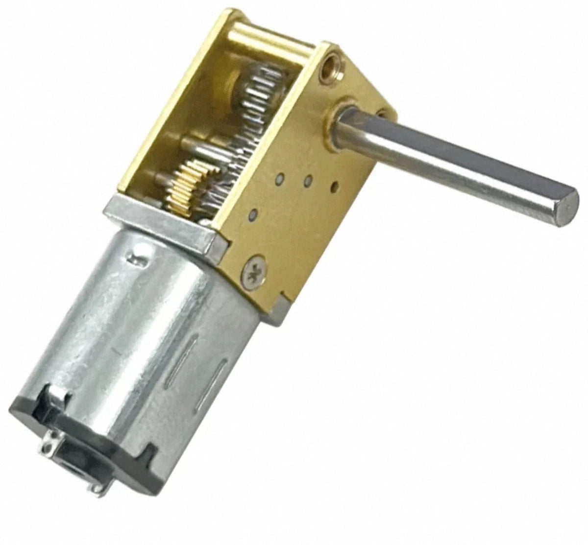 1pc Self Locking Worm Gear 1218-N20 Miniature DC Reduction Gear Motor 12V Low-speed Single Shaft Dual Shaft Motor