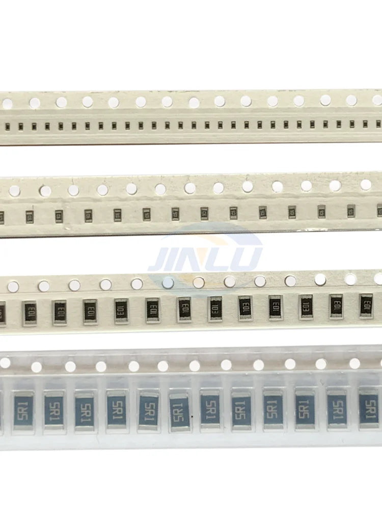 50pcs 2512 1% SMD resistor 0R-10M 1W 0R 1K 10R 100R 150 220 330 470 ohm 1K 2.2K 10K 100K 220K 1R 10R 100R 150R 220R 330R 470R 1M