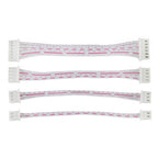 10pcs XH2.54mm 2P 3P 4P 5P 6P 7P 8P-12P Female to Female Connector with 26AWG Red White Wire Cable XH2.54 Double-ended Plugs