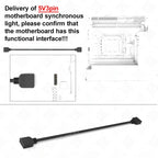 Motherboard 24PIN Custom Image Converter Lighting Power Supply 24P To 90/180 Degree MOBO Adapter Connector Steering Head MOD