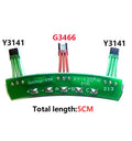 1 Piece of Electric Vehicle Hall Sensor Board Motor 213 Motor Energy-Saving Hall Board 1500-3000W 3466 3141 Original Board Hall Pcb